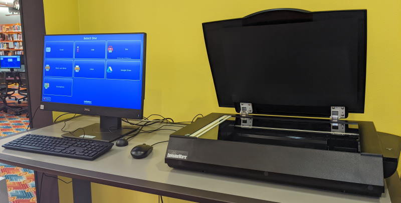 Scanners at library