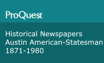 Historical Newspapers: Austin American Statesman